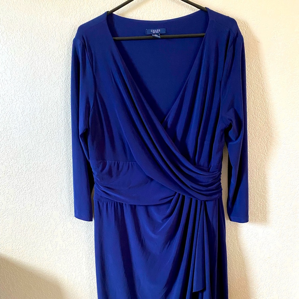 XL Chaps Navy Dress Like New
